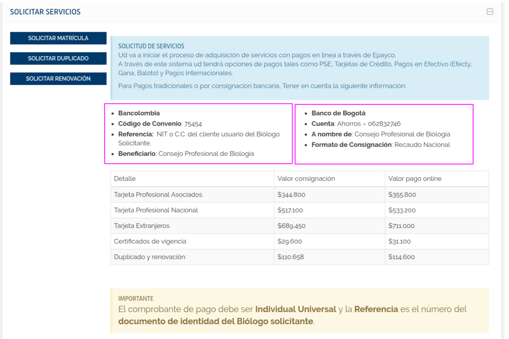 dsh pagos consignacion bancos2