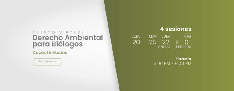 Curso – Derecho Ambiental Para Biólogos